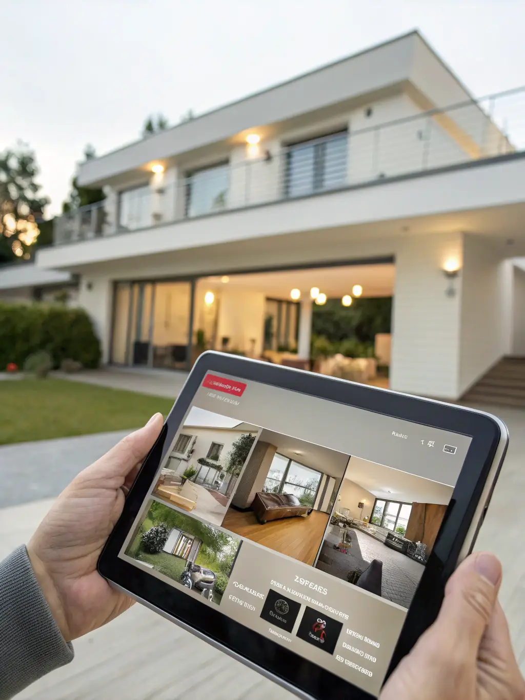 A clear image of a home security system control panel, showing various settings and alerts, with a smartphone displaying a live feed from a security camera, highlighting ease of use and remote monitoring capabilities.